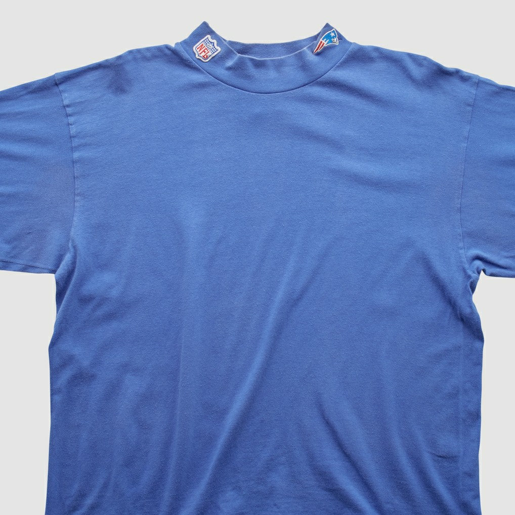 Fanatics New England Patriots Champion 90s Long Sleeve T-shirt Blue Vintage