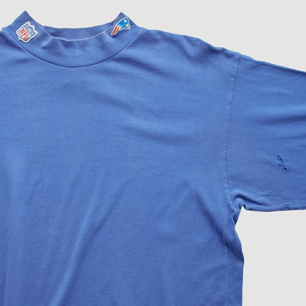 Fanatics New England Patriots Champion 90s Long Sleeve T-shirt Blue Vintage