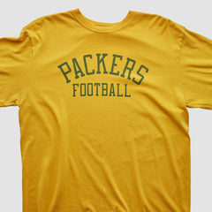 Fanatics Green Bay Packers Reebok 2000s Long Sleeve T-shirt Yellow Vintage