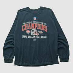 Fanatics New England Patriots 2001 Long Sleeve T-shirt Black Vintage