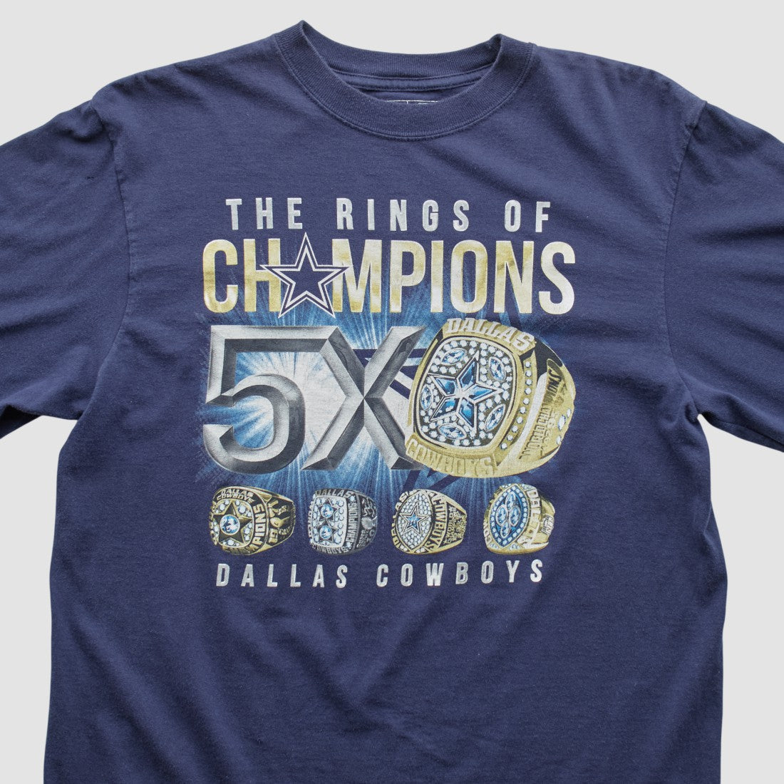 Fanatics Dallas Cowboys Cowboys Team Apparel 2000s Long Sleeve T-shirt Navy Vintage