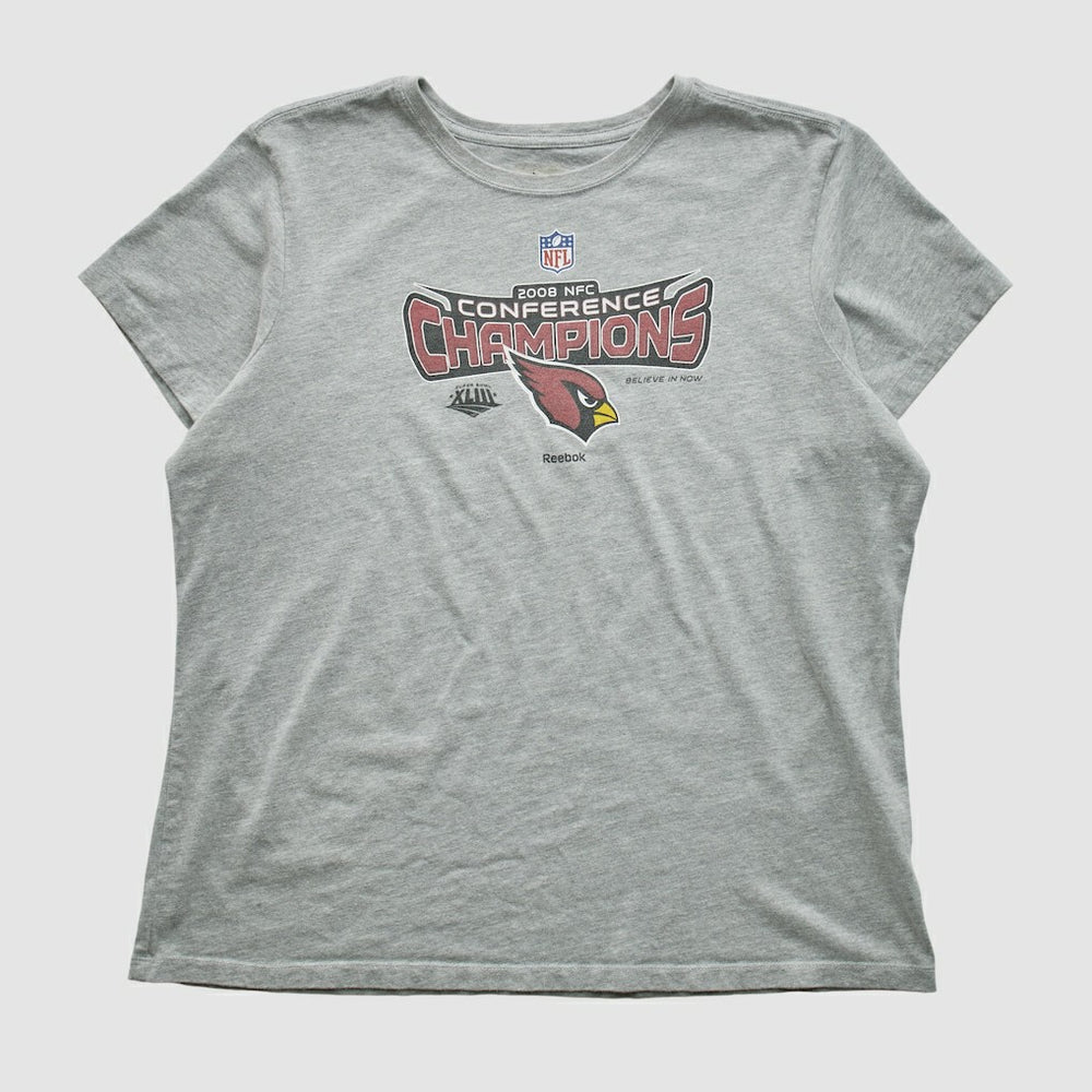 Fanatics Arizona Cardinals Reebok 2008 T-shirt Heather Gray Vintage