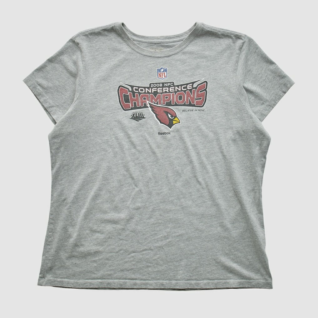 Fanatics Arizona Cardinals Reebok 2008 T-shirt Heather Gray Vintage