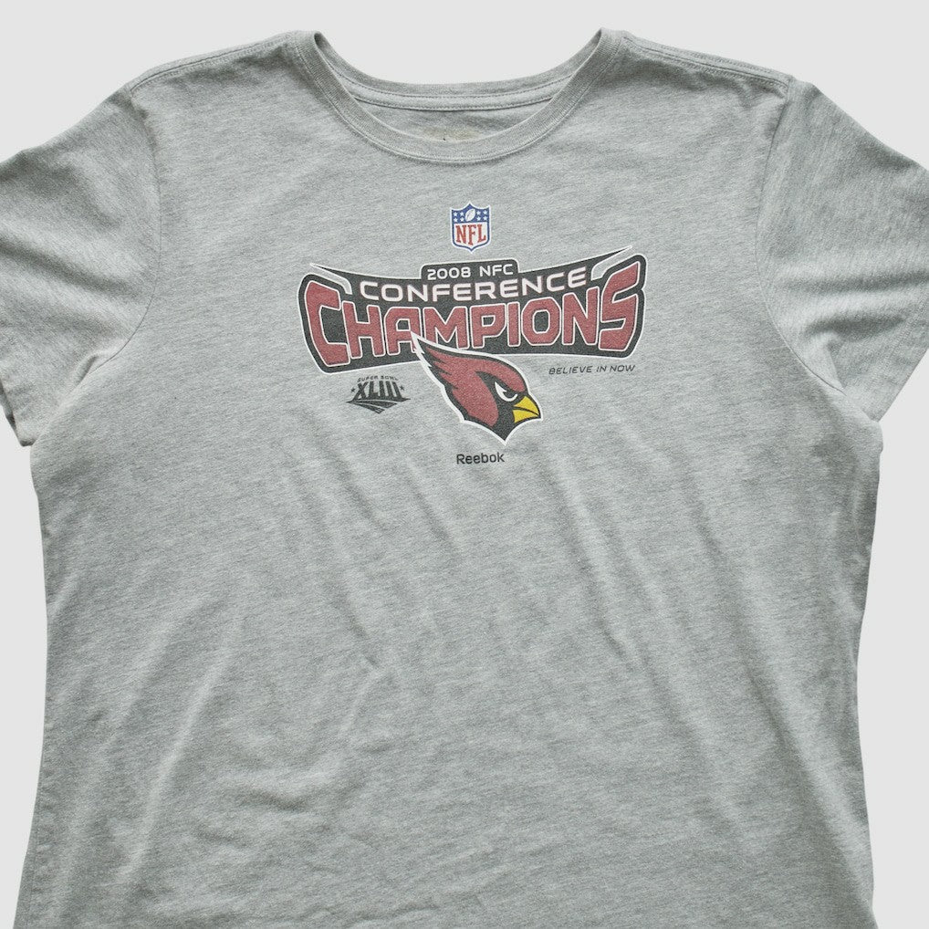 Fanatics Arizona Cardinals Reebok 2008 T-shirt Heather Gray Vintage