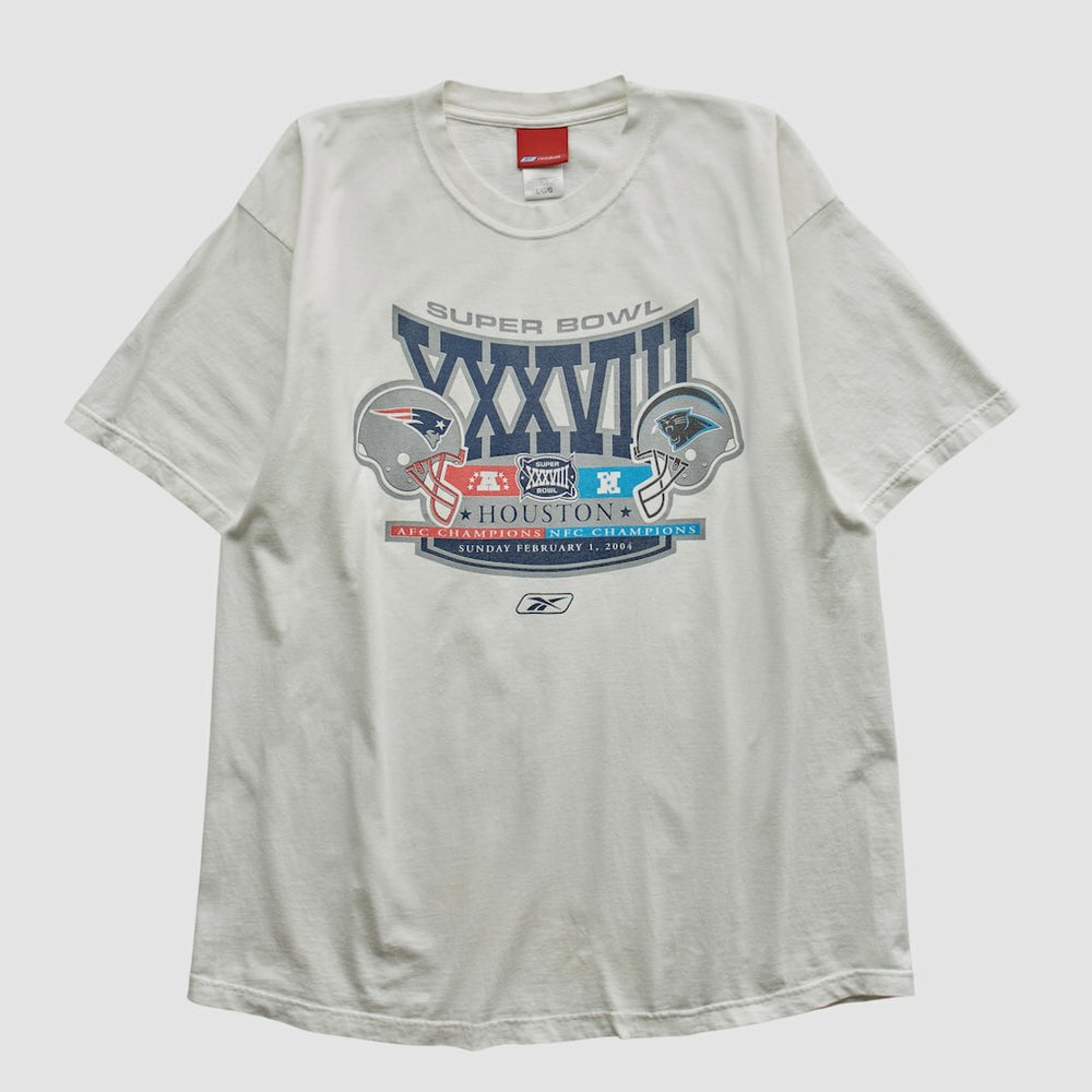 Fanatics New England Patriots Reebok 2004 T-shirt White Vintage