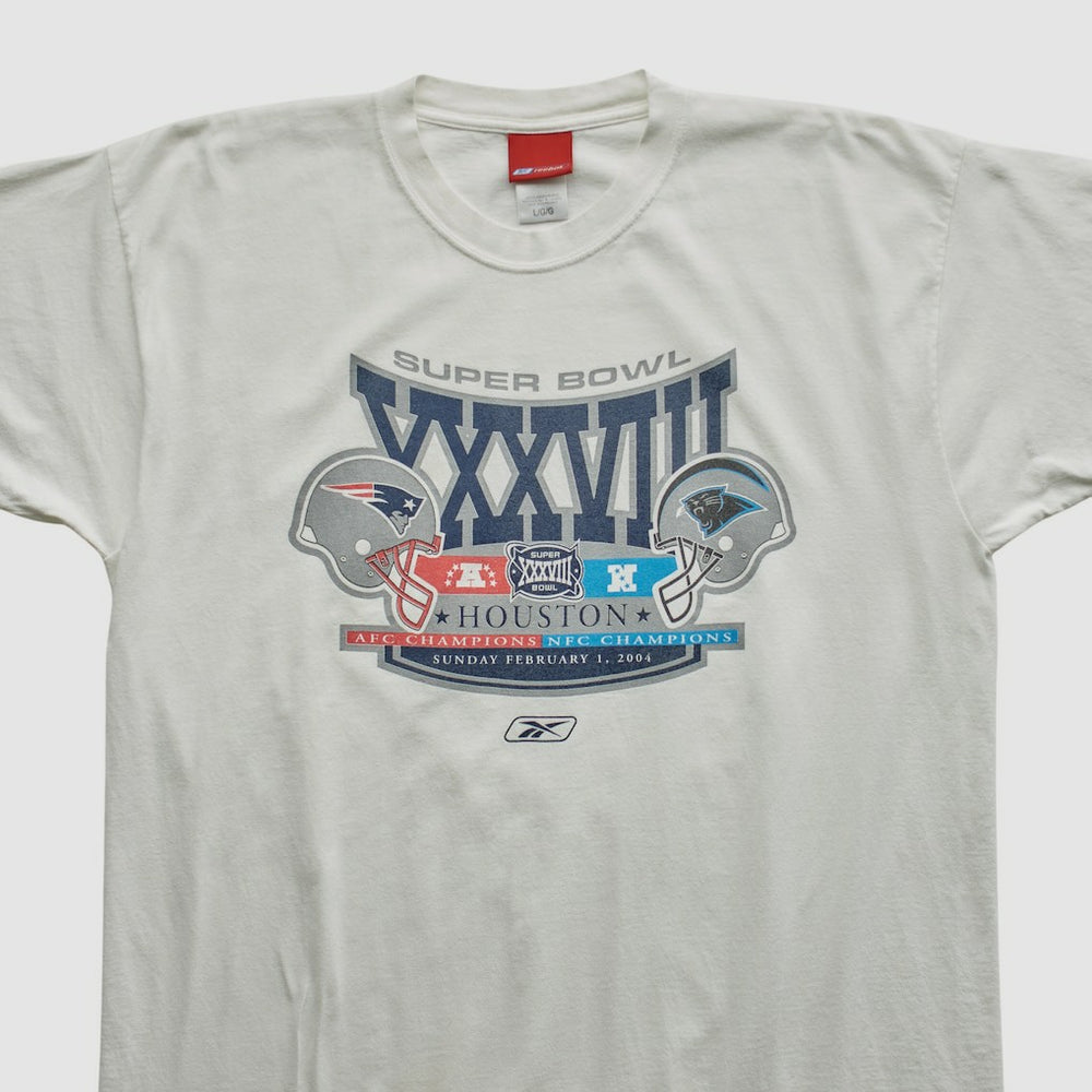 Fanatics New England Patriots Reebok 2004 T-shirt White Vintage