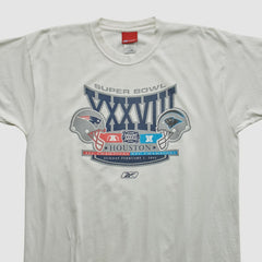 Fanatics New England Patriots Reebok 2004 T-shirt White Vintage