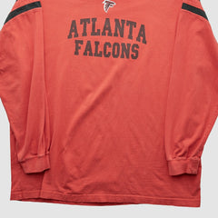 Fanatics Atlanta Falcons NFL 2000s Long Sleeve T-shirt Red Vintage