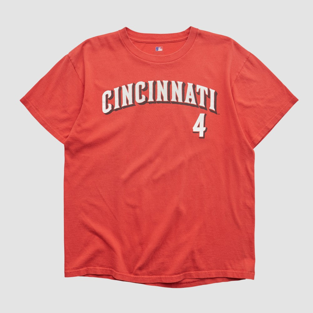 Cincinnati Reds Majestic 2000s T-shirt - Red - Vintage - Fanatics Discount