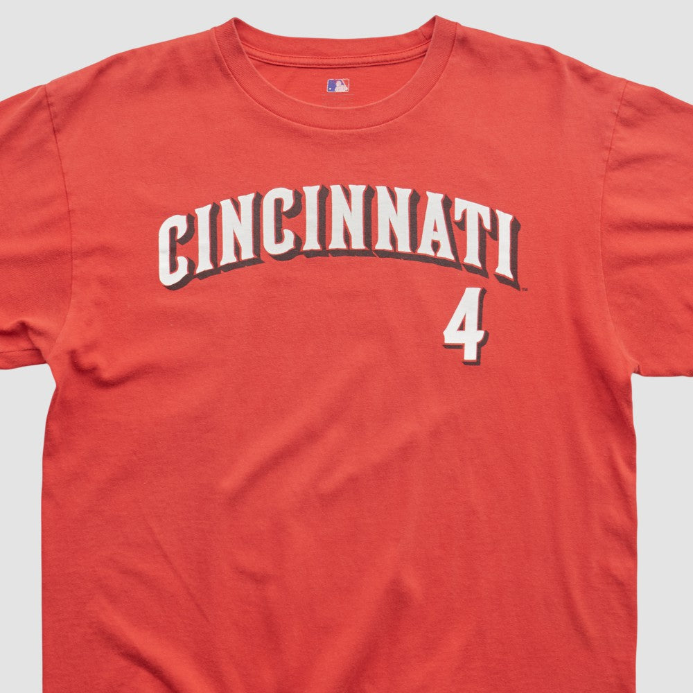 Cincinnati Reds Majestic 2000s T-shirt - Red - Vintage - Fanatics Discount