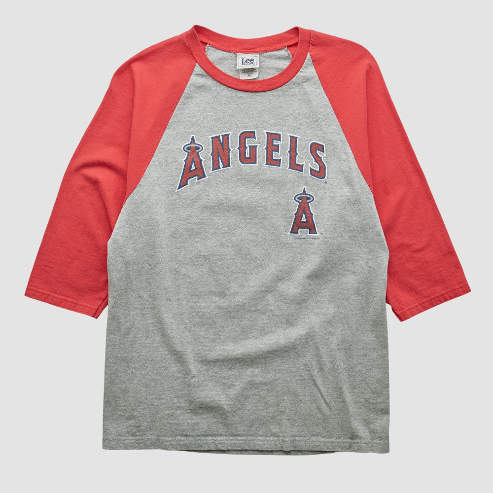 Los Angeles Angels Lee Apparel 2007 T-shirt - Heather Gray - Vintage - Fanatics Discount