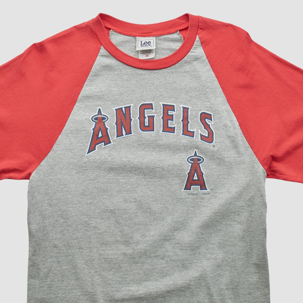 Los Angeles Angels Lee Apparel 2007 T-shirt - Heather Gray - Vintage - Fanatics Discount
