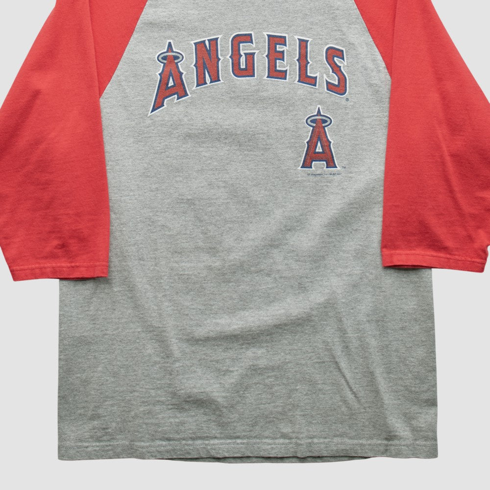 Los Angeles Angels Lee Apparel 2007 T-shirt - Heather Gray - Vintage - Fanatics Discount