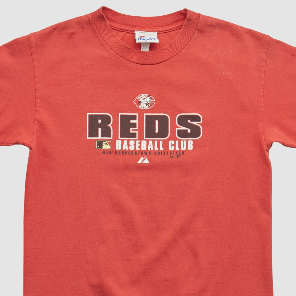 Cincinnati Reds Majestic 2000s T-shirt - Red - XVintage - Fanatics Online