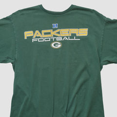 Fanatics Green Bay Packers NFL 2000s Long Sleeve T-shirt Green Vintage