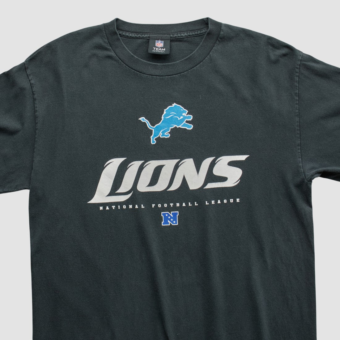 Fanatics Detroit Lions NFL 2010s Long Sleeve T-shirt Black Vintage
