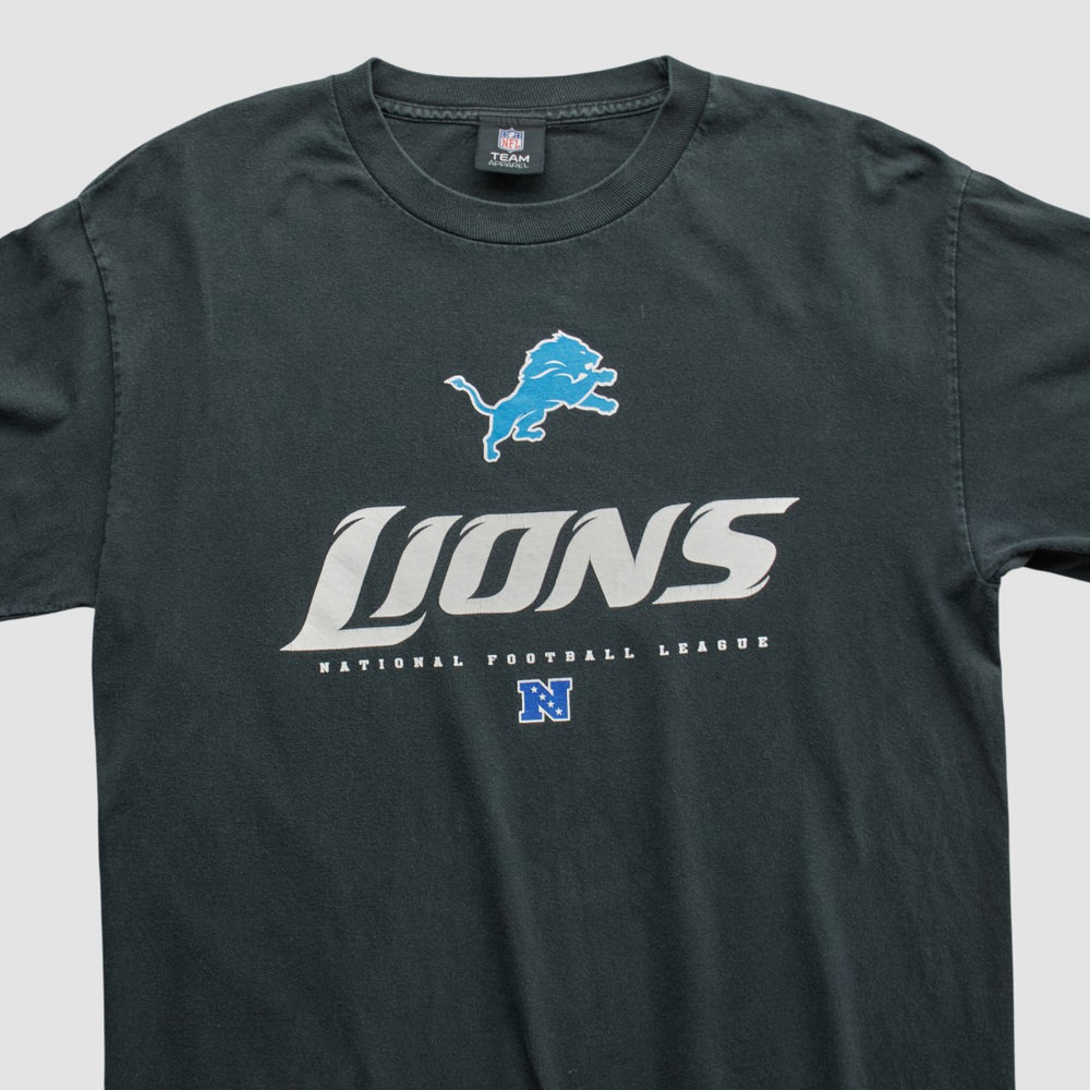 Fanatics Detroit Lions NFL 2010s Long Sleeve T-shirt Black Vintage