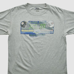Fanatics Super Bowl XLIII NFL 2009 T-shirt Heather Gray Vintage
