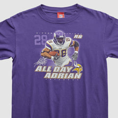 Fanatics Adrian Peterson NFL 2000s Long Sleeve T-shirt Purple Vintage