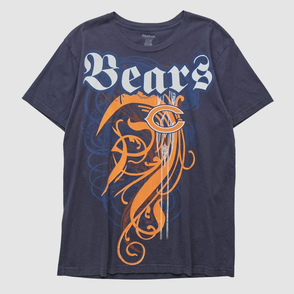 Fanatics Chicago Bears Reebok 2000s T-shirt Navy Vintage