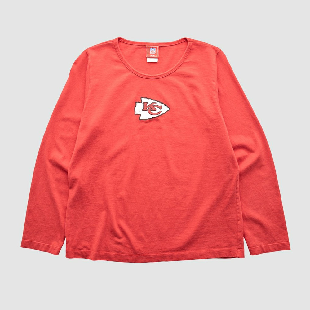 Fanatics Kansas City Chiefs NFL 2000s Long Sleeve T-shirt Red Vintage