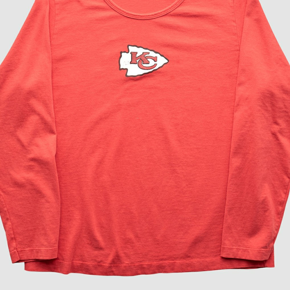 Fanatics Kansas City Chiefs NFL 2000s Long Sleeve T-shirt Red Vintage
