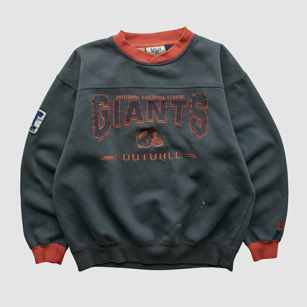 Fanatics New York Giants Lee Apparel 90s Pullover Sweatshirt Charcoal Vintage