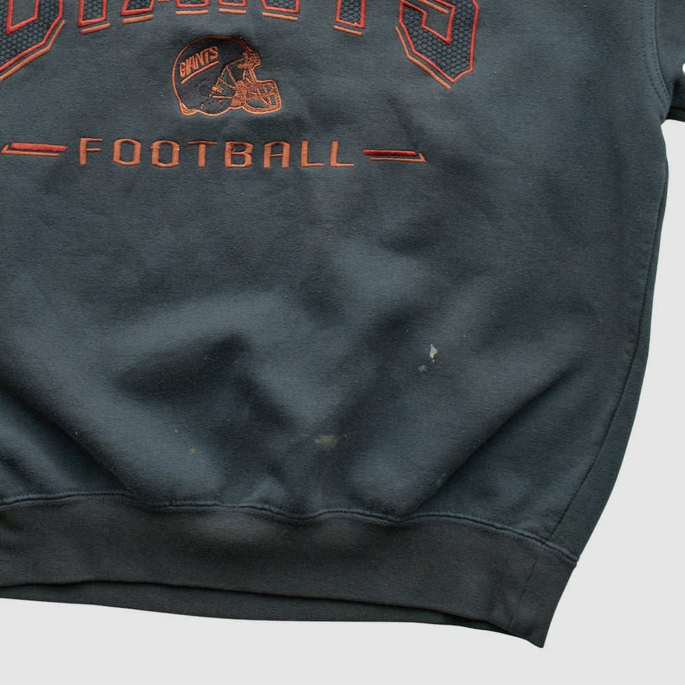 Fanatics New York Giants Lee Apparel 90s Pullover Sweatshirt Charcoal Vintage