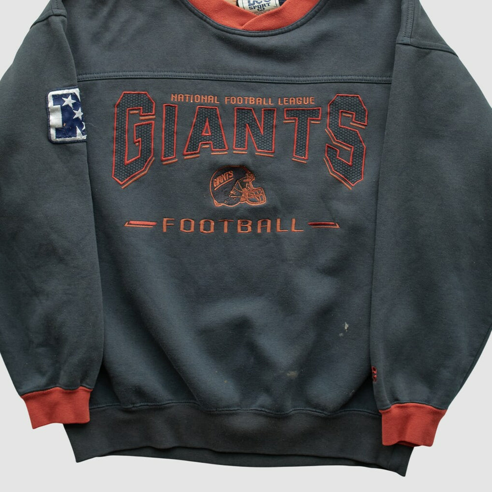 Fanatics New York Giants Lee Apparel 90s Pullover Sweatshirt Charcoal Vintage