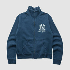 New York Yankees Genuine Merchandise 2010s Full Zip Sweatshirt - Navy - XXVintage - Fanatics Sale