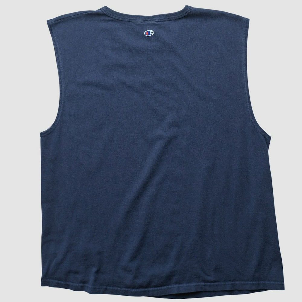 Fanatics Chicago Bears Champion 90s Tank Navy Vintage