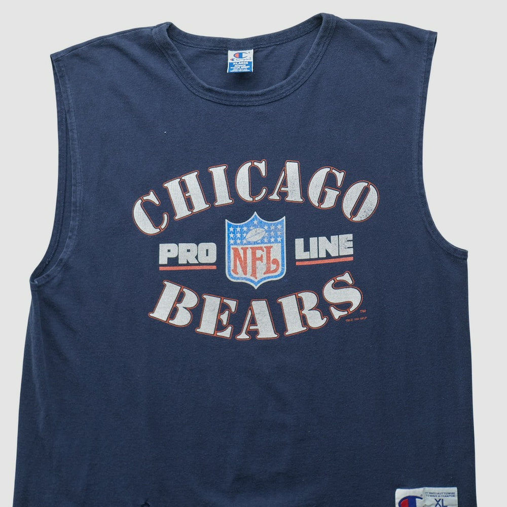 Fanatics Chicago Bears Champion 90s Tank Navy Vintage
