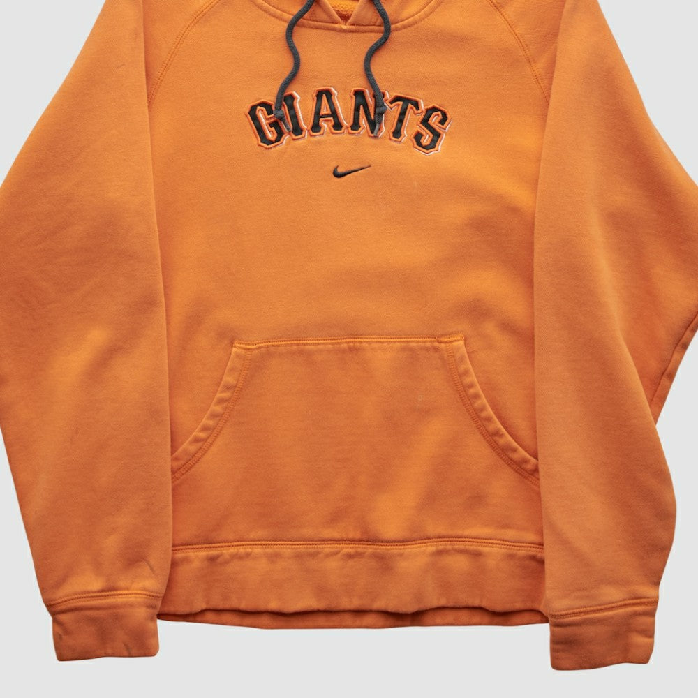 San Francisco Giants Nike 2000s Hooded Pullover Sweatshirt - Orange - XXVintage - Nike Lifestyle