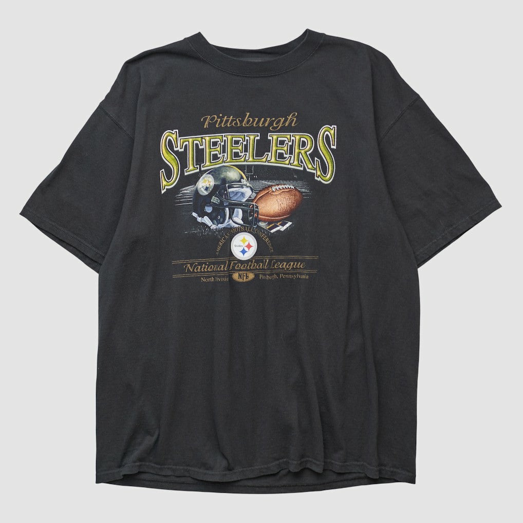 Fanatics Pittsburgh Steelers NFL 2000s T-shirt Black Vintage