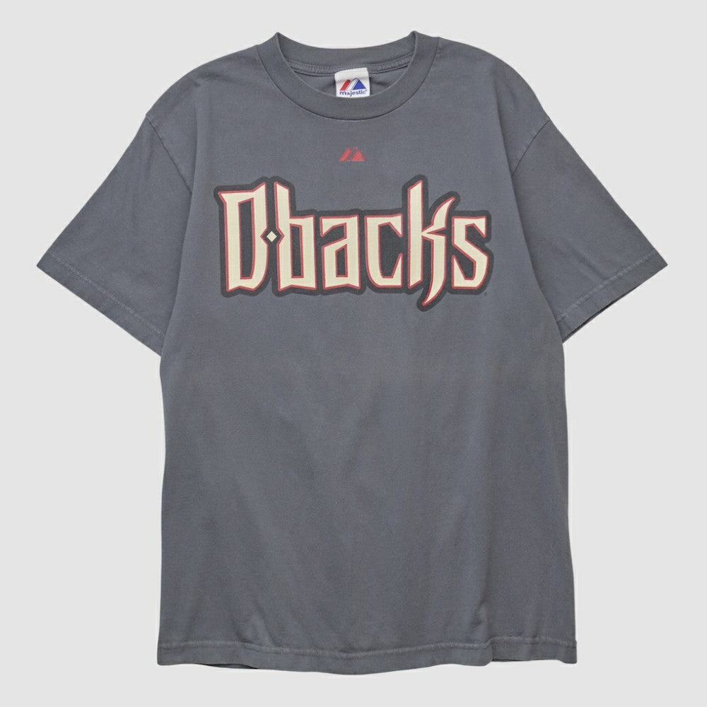 Arizona Diamondbacks Majestic 2010s T-shirt - Charcoal - Vintage - Fanatics on Sale