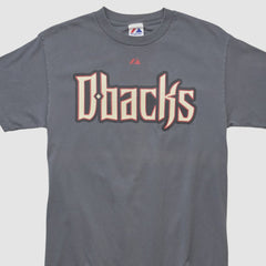 Arizona Diamondbacks Majestic 2010s T-shirt - Charcoal - Vintage - Fanatics on Sale