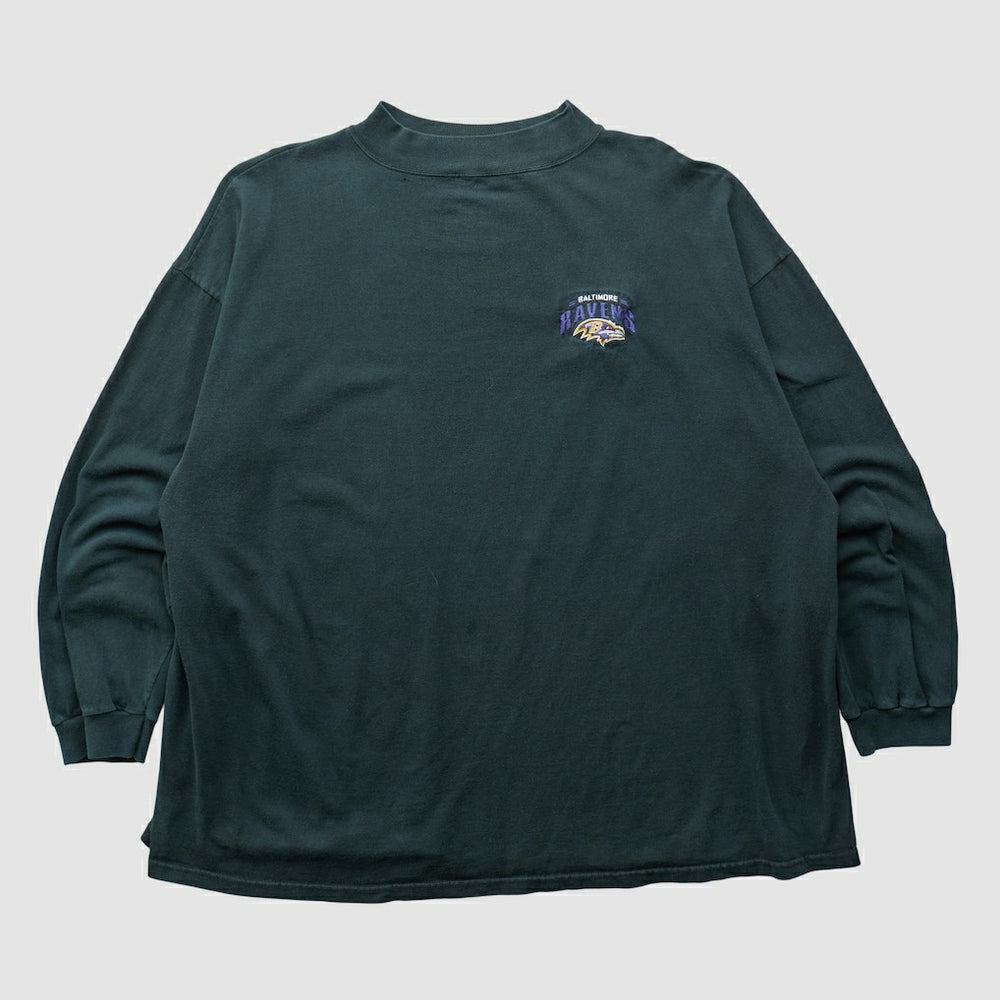 Fanatics Baltimore Ravens 90s Long Sleeve T-shirt Black Vintage