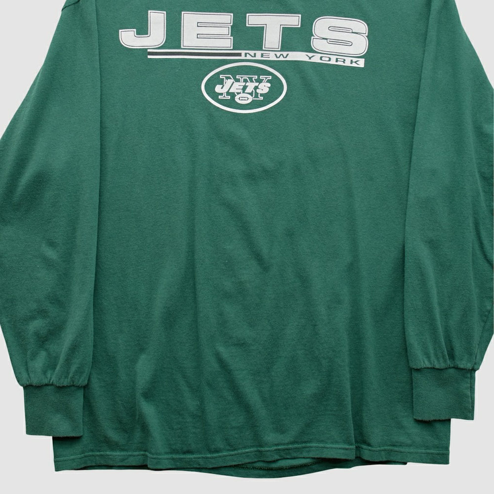 Fanatics New York Jets Majestic 2010s Long Sleeve T-shirt Green Vintage