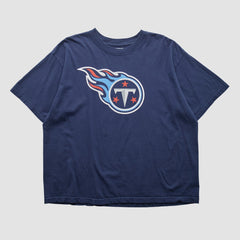 Fanatics Tennessee Titans Reebok 2000s T-shirt Navy Vintage
