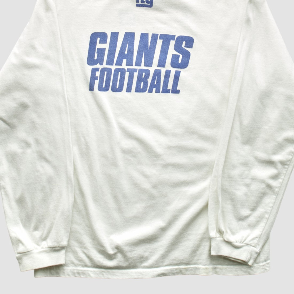 Fanatics New York Giants 2000s Long Sleeve T-shirt White Vintage