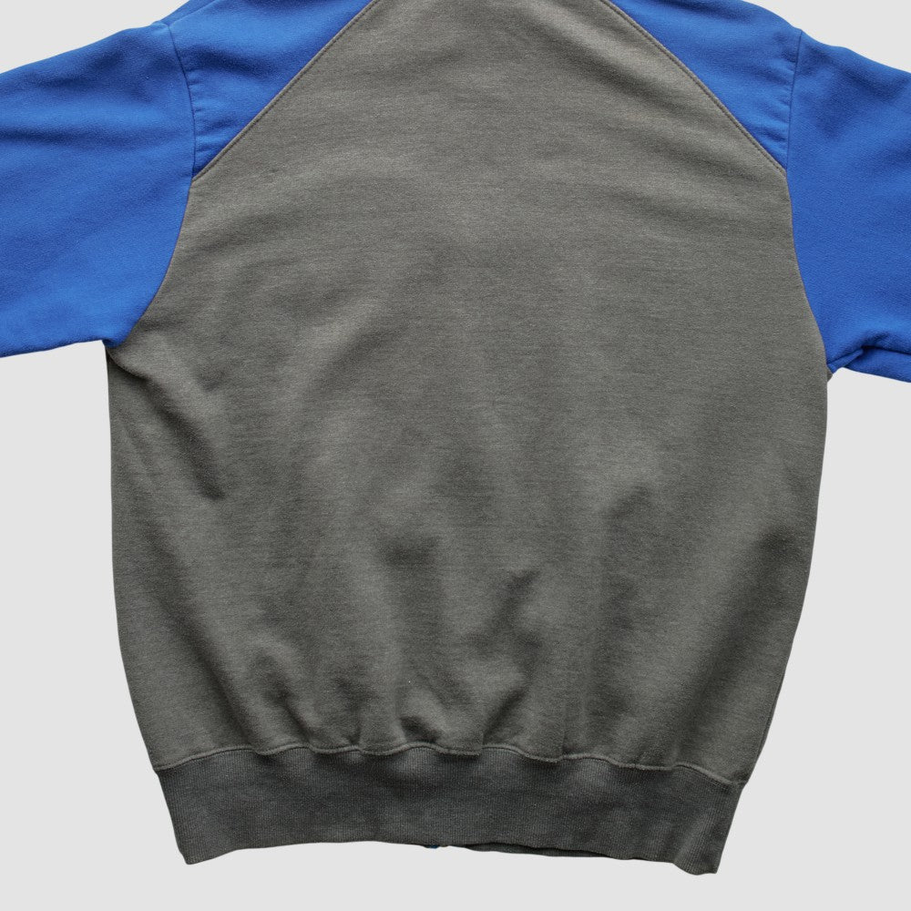 Kansas City Royals Majestic 2000s Full Zip Sweatshirt - Dark Heather Gray - Vintage - Fanatics Discount