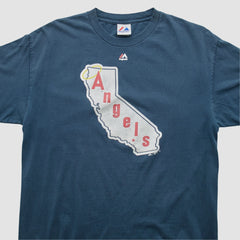 Los Angeles Angels Majestic 2010s T-shirt - Navy - Vintage - Fanatics Sale