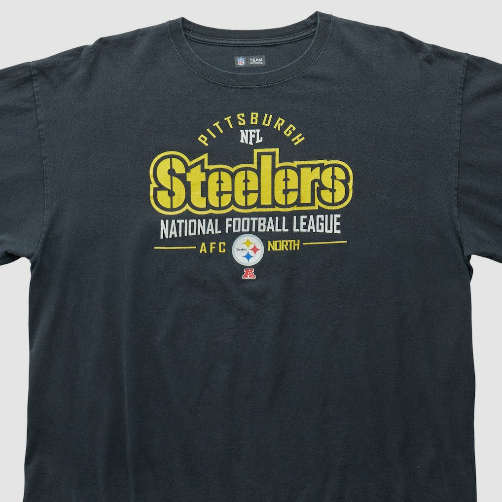 Fanatics Pittsburgh Steelers NFL 2010s Long Sleeve T-shirt Black Vintage