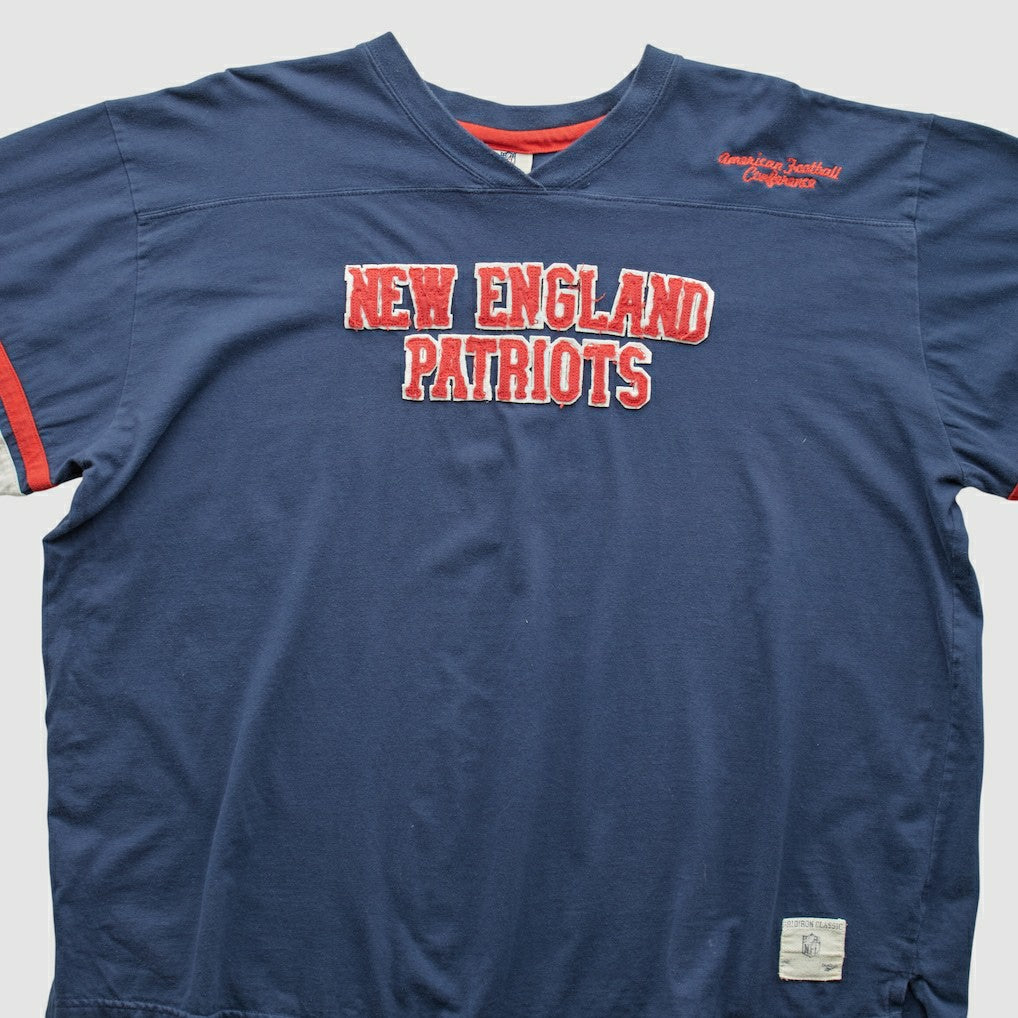 Fanatics New England Patriots NFL 2000s Long Sleeve T-shirt Navy Vintage