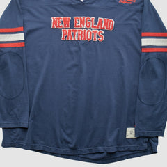 Fanatics New England Patriots NFL 2000s Long Sleeve T-shirt Navy Vintage