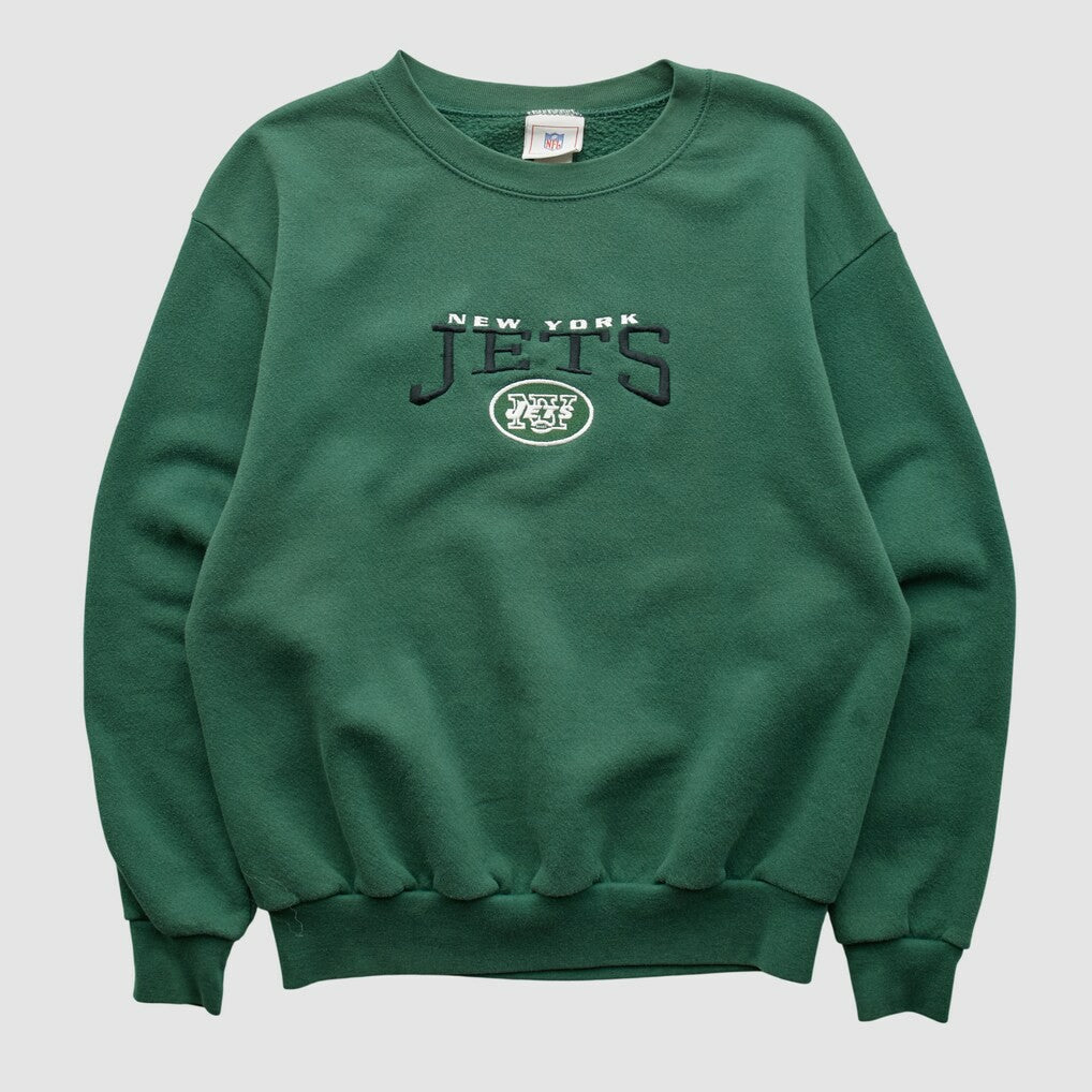 Fanatics New York Jets NFL 2000s Pullover Sweatshirt Green Vintage