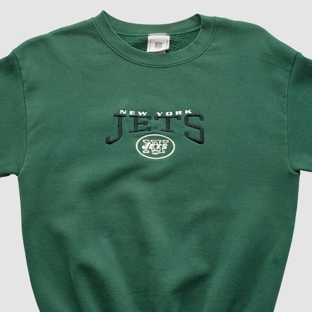 Fanatics New York Jets NFL 2000s Pullover Sweatshirt Green Vintage