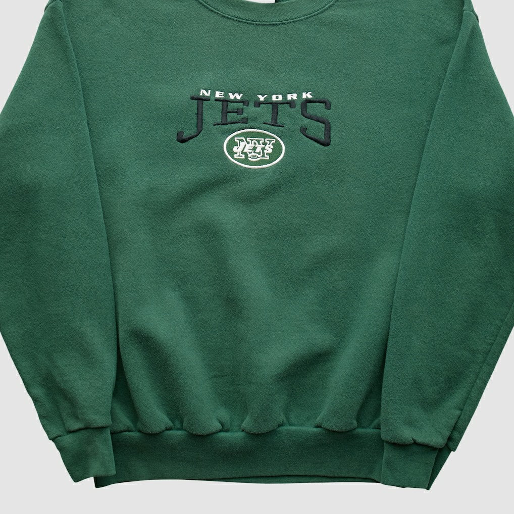 Fanatics New York Jets NFL 2000s Pullover Sweatshirt Green Vintage