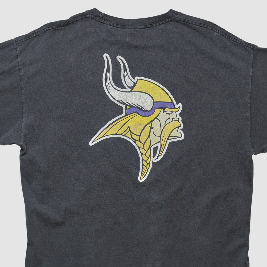 Fanatics Minnesota Vikings NFL 2000s Long Sleeve T-shirt Black Vintage
