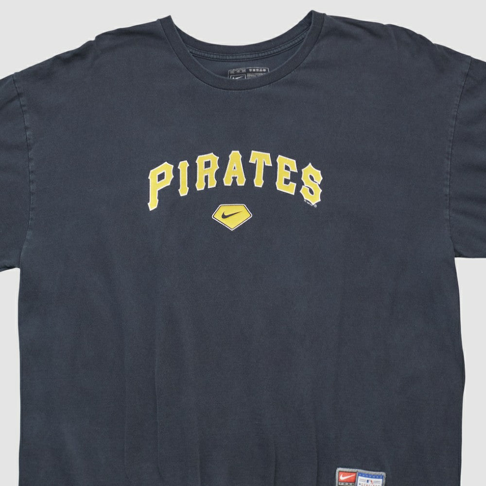 Pittsburgh Pirates Nike 2000s Long Sleeve T-shirt - Navy - XVintage - Nike Discount